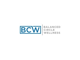 balanced circle wellness logo design by bricton