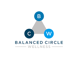 balanced circle wellness logo design by checx