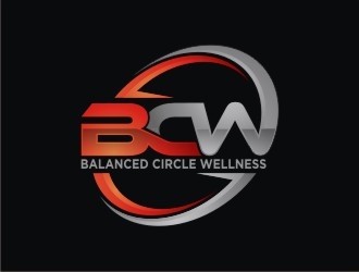 balanced circle wellness logo design by agil