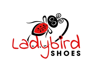 Ladybird Shoes logo design by DesignTeam