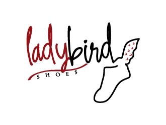 Ladybird Shoes logo design by onep