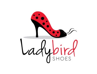 Ladybird Shoes logo design by REDCROW