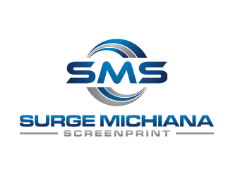 Surge Michiana Screenprint logo design by dewipadi