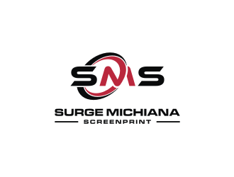 Surge Michiana Screenprint logo design by larasati