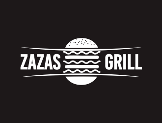Zazas Grill logo design by YONK