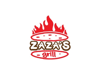 Zazas Grill logo design by JJlcool