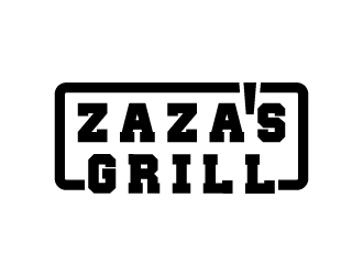 Zazas Grill logo design by zenith