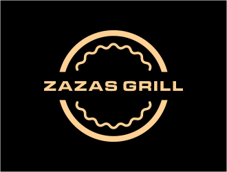 Zazas Grill logo design by BlessedArt