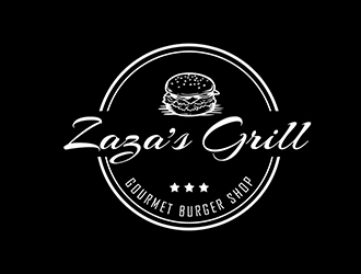 Zazas Grill logo design by XyloParadise