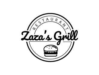 Zazas Grill logo design by MastersDesigns