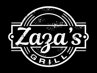 Zazas Grill logo design by ruki
