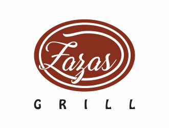Zazas Grill logo design by up2date