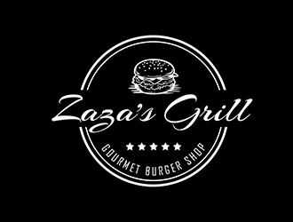 Zazas Grill logo design by XyloParadise