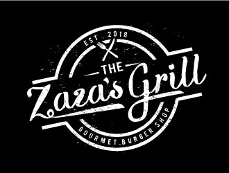 Zazas Grill logo design by REDCROW