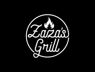 Zazas Grill logo design by arenug