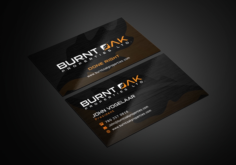 Burnt Oak Properties Ltd. logo design by jhunior