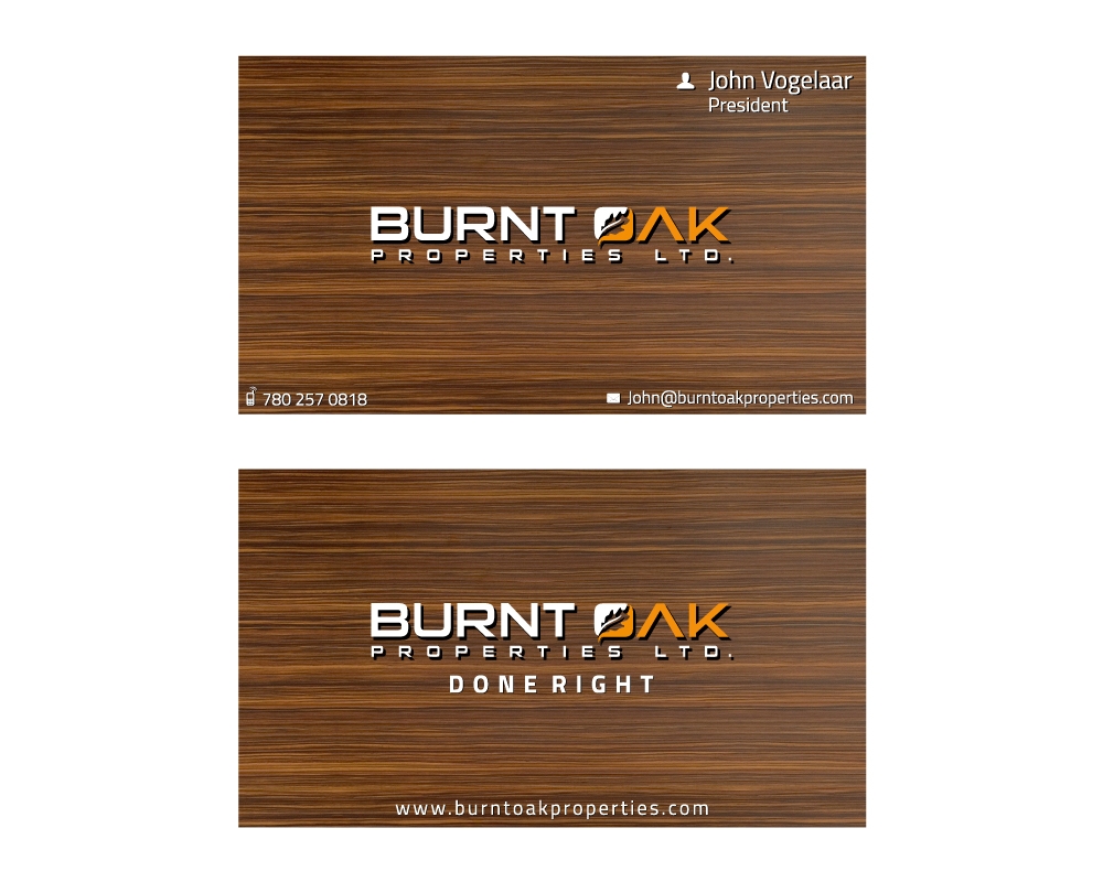 Burnt Oak Properties Ltd. logo design by Boomstudioz
