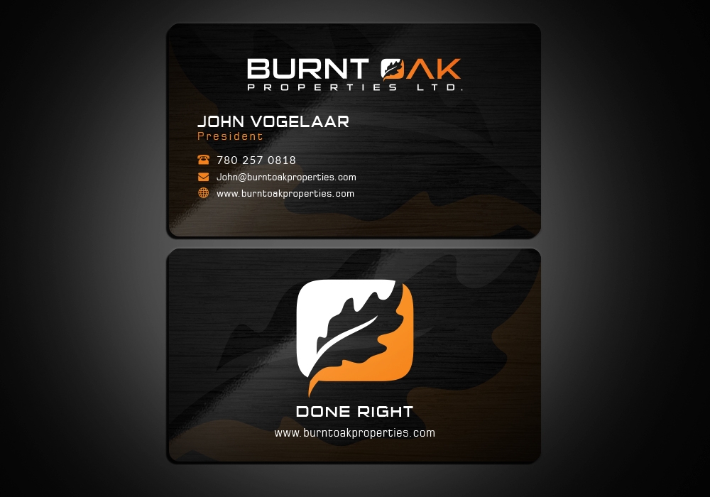 Burnt Oak Properties Ltd. logo design by jhunior
