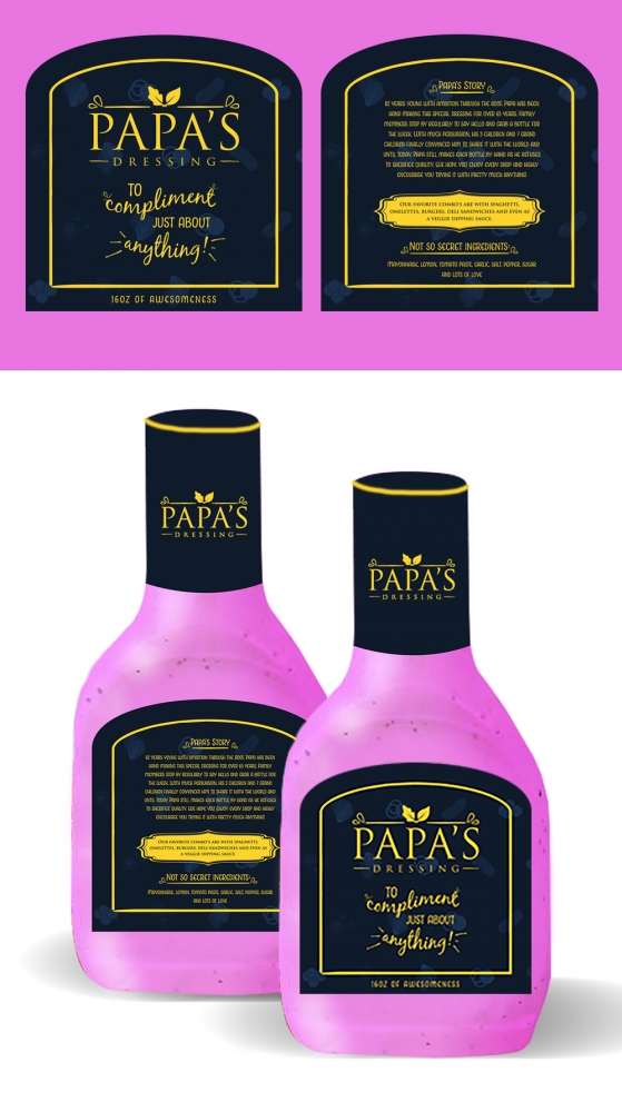 Papas Dressing logo design by corneldesign77