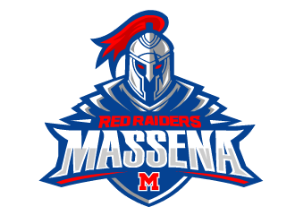 Massena Red Raiders logo design by fontstyle