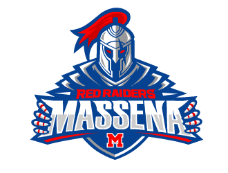 Massena Red Raiders logo design by fontstyle