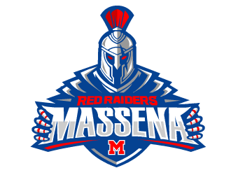 Massena Red Raiders logo design by fontstyle