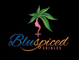 BluSpiced Edibles  logo design by REDCROW