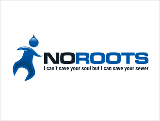 noroots.com logo design by catalin