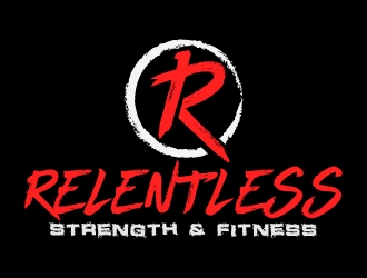 RELENTLESS    Strength & Fitness logo design by jaize