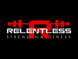 RELENTLESS    Strength & Fitness logo design by JessicaLopes