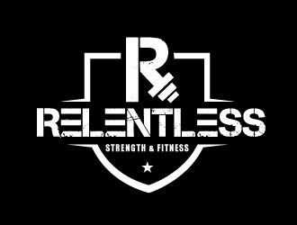 RELENTLESS    Strength & Fitness logo design by REDCROW