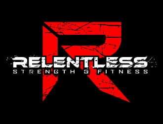 RELENTLESS    Strength & Fitness logo design by daywalker
