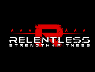 RELENTLESS    Strength & Fitness logo design by JessicaLopes