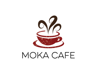Moka cafe logo design by ryanhead