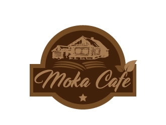 Moka cafe logo design by samuraiXcreations