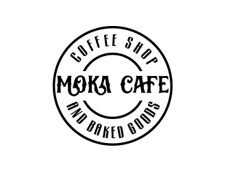 Moka cafe logo design by keylogo