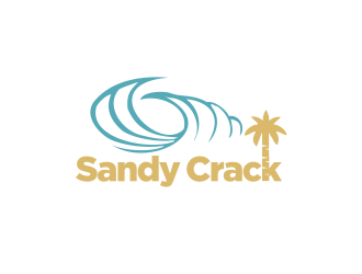 Sandy Crack logo design by YONK