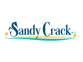 Sandy Crack logo design by logolady