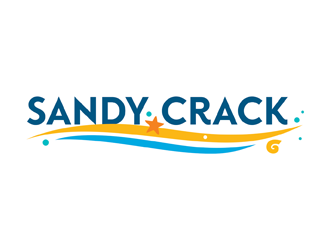 Sandy Crack logo design by logolady