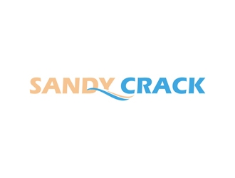 Sandy Crack logo design by gitzart