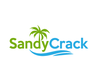 Sandy Crack logo design by grea8design