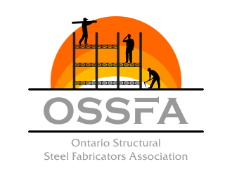  OSSFA (Ontario Structural Steel Fabricators Association) logo design by ROSHTEIN