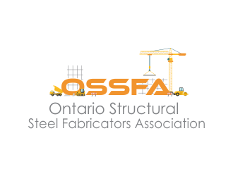  OSSFA (Ontario Structural Steel Fabricators Association) logo design by ROSHTEIN