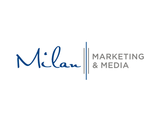 Milan Marketing & Media logo design by alby