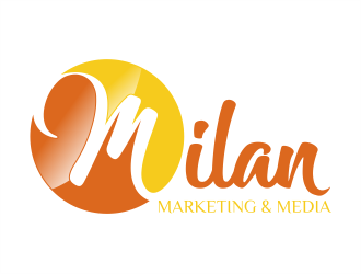 Milan Marketing & Media logo design by tsumech