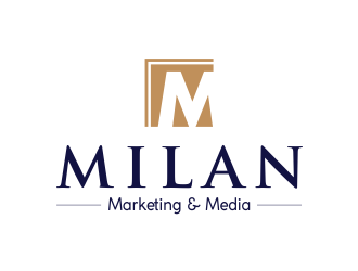 Milan Marketing & Media logo design by MariusCC
