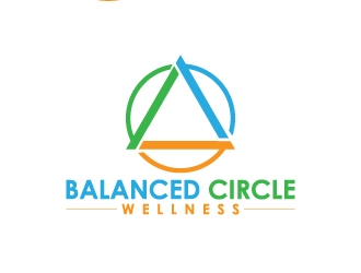 balanced circle wellness logo design by J0s3Ph