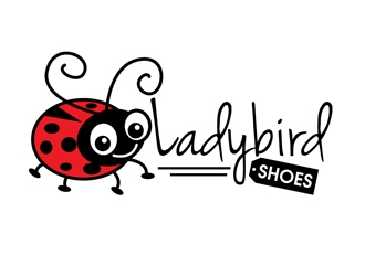 Ladybird Shoes logo design by DreamLogoDesign