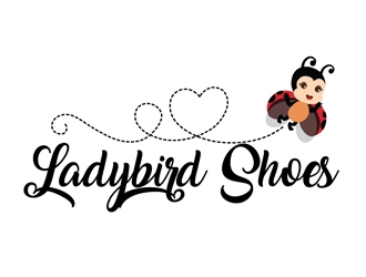 Ladybird Shoes logo design by Roma