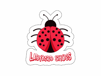 Ladybird Shoes logo design by ROSHTEIN